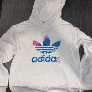 Adidas treffoil men's hoodie white size medium (Size M)